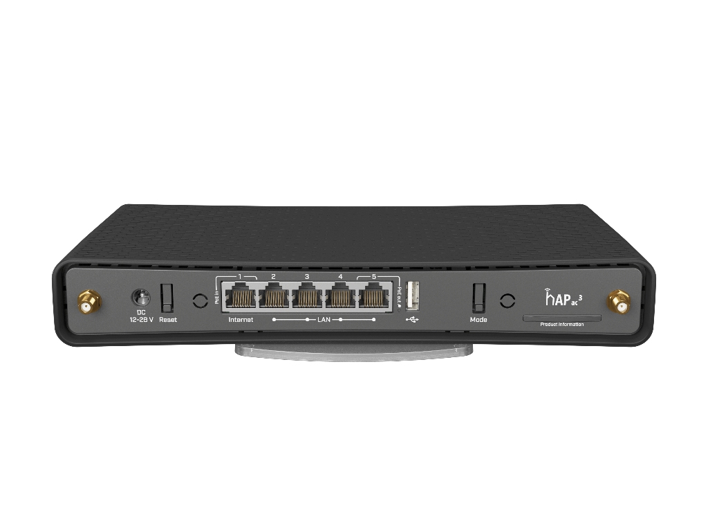 MikroTik hAP ac3 - RBD53iG-5HacD2HnD 5 Port Gigabit WiFi Router 